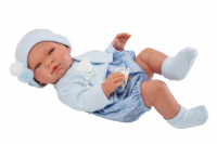 Кукла-младенец "ASI" Пабло в песочнике и болеро, 43 см