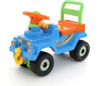 Каталка Полесье Джип 4х4 №2, без звука, цвет: голубой