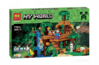 Конструктор Майнкрафт My World «Домик в джунглях на дереве»