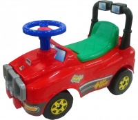 Каталка Полесье Джип №2 без звука, цвет: красный