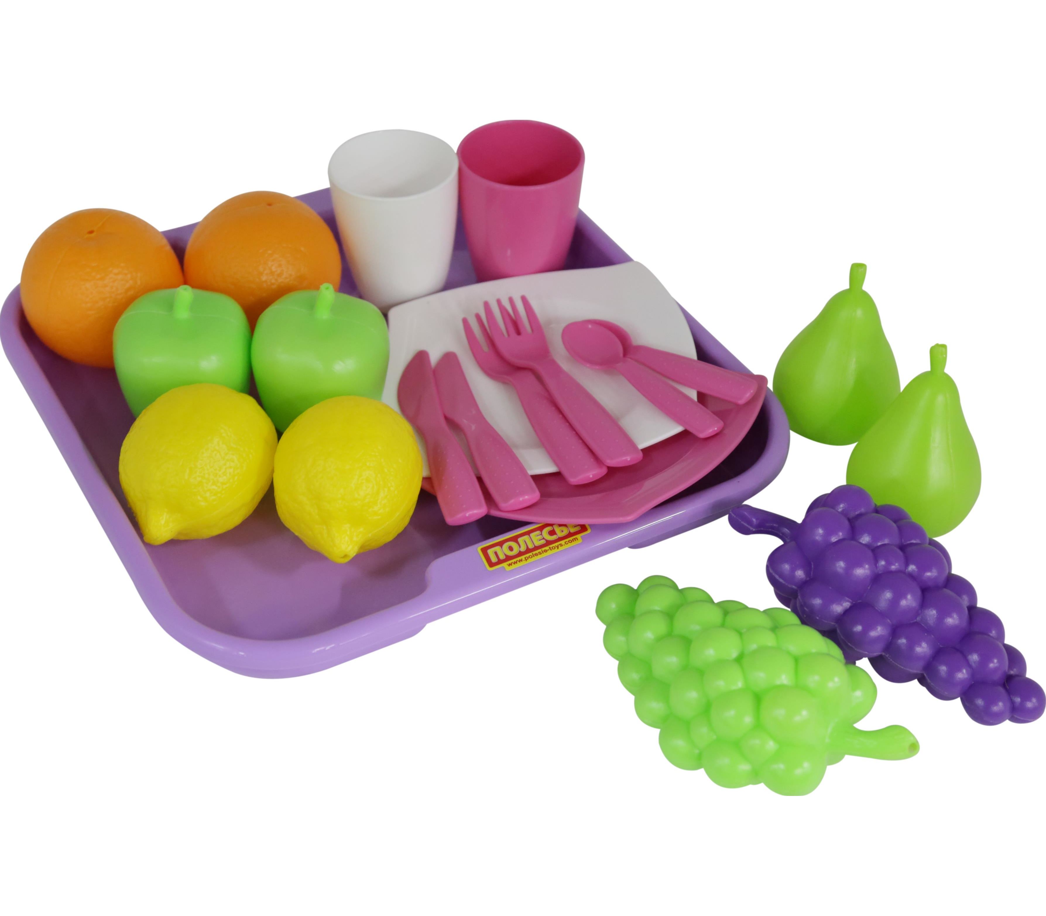 Набор детских продуктов. Игрушка/набор продуктов №3 (6 элементов) (в сеточке) (46987). Набор овощи Полесье. Игровой набор "продукты". Игрушечный набор еды и посуды.