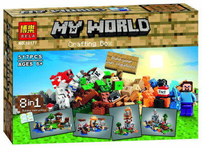 Конструктор Minecraft My World «Верстак 8 в 1»