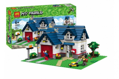 Конструктор Minecraft My World «Загородный дом», 3 в 1