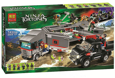 Конструктор Черепашки-ниндзя «Большая снежная машина для побега»