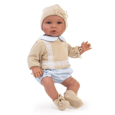 Кукла-пупс "ASI" Лео в бежевом комплекте, 46 см Кукла-пупс "ASI" Лео в бежевом комплекте, 46 см