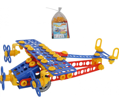 Конструктор Полесье Изобретатель Самолёт №2 (144 элемента)