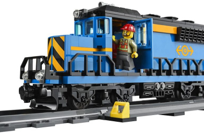 Конструктор Train «Грузовой поезд» с ДУ