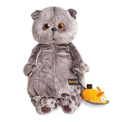 Мягкая игрушка Budi Basa Басик и мышка 19 см