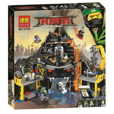 Конструктор Ниндзяго «Вулканическое логово Гармадона»