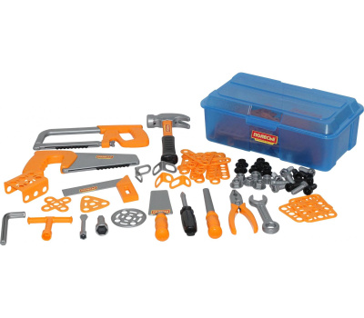 Игровой набор инструментов Полесье №9 (156 элементов) (в контейнере) Игровой набор инструментов Полесье №9 (156 элементов) (в контейнере)