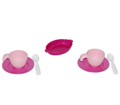 Набор детской посуды Полесье на 2 персоны (7 элементов)