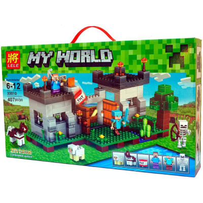 Конструктор Minecraft My World «Крепость с динамитом»