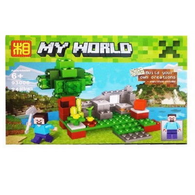 Конструктор Minecraft My World Набор 4 мини-конструктора Конструктор Minecraft My World Набор 4 мини-конструктора