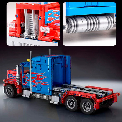 Конструктор Mould King «Грузовик Peterbilt 389 Optimus Prime» с ДУ