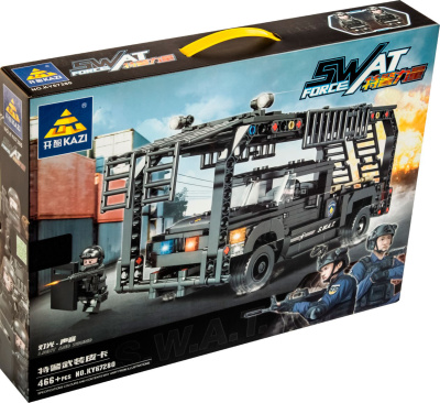 Конструктор Kazi SWAT «Вооруженный пикап»