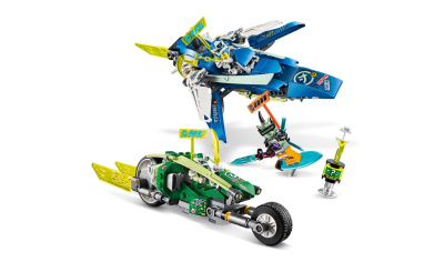Конструктор Ninjago «Скоростные машины Джея и Ллойда»