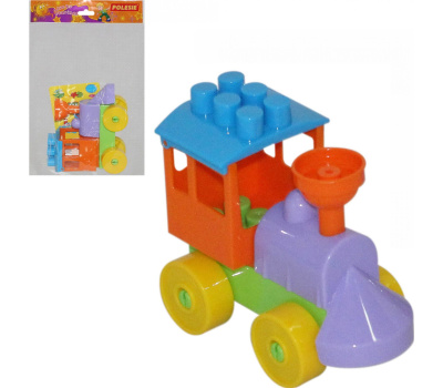 Конструктор Полесье Юный путешественник Паровоз (9 элементов)