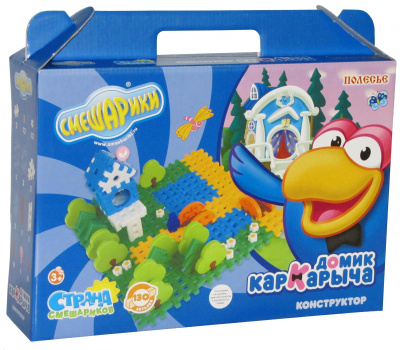Конструктор Полесье Смешарики Домик Кар-карыча
