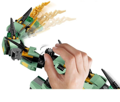 Конструктор Ninjago «Механический Дракон Зелёного Ниндзя»