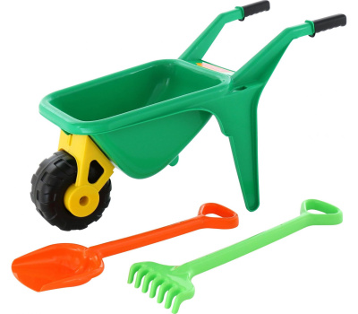 Тачка Полесье "Садовод" + Большая лопата, грабли Тачка Полесье "Садовод" + Большая лопата, грабли