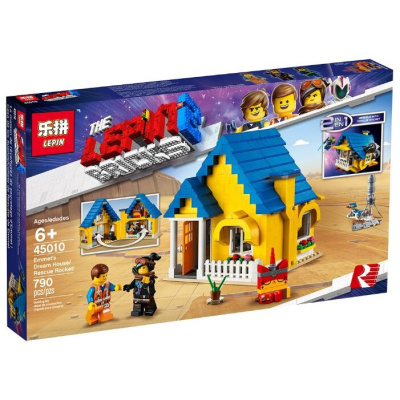 Конструктор Lepin Bricks 2 «Дом мечты / Спасательная ракета Эммета»