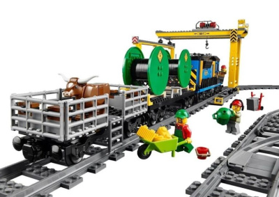 Конструктор City «Грузовой поезд» с ДУ