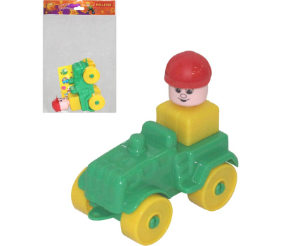 Конструктор Полесье Юный путешественник Трактор (9 элементов)