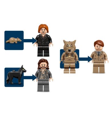 Конструктор Гарри Поттер «Визжащая хижина и гремучая ива»