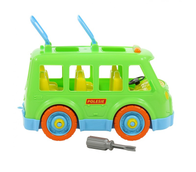 Конструктор Полесье Автобус (в сеточке) Конструктор Полесье Автобус (в сеточке)