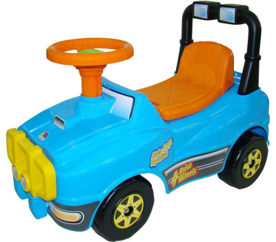 Джип-каталка Полесье №2, без звука, цвет: голубой