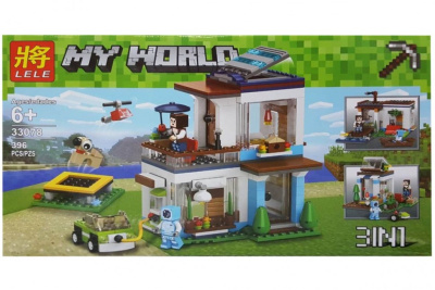 Конструктор Майнкрафт «Заправка 3 в 1»