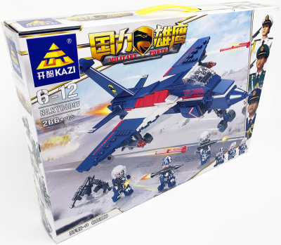 Конструктор Kazi «Китайский истребитель JJ-9» Конструктор Kazi «Китайский истребитель JJ-9»