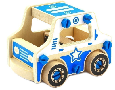 Деревянный Конструктор Lucy&Leo Полиция