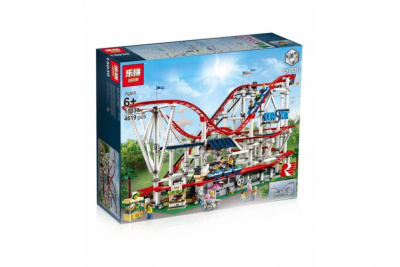 Конструктор Lepin StreetView 15039 Американские горки в парке развлечений