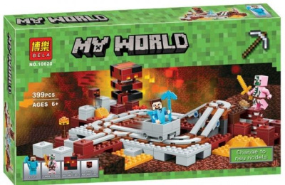 Конструктор Minecraft My World «Подземная железная дорога»