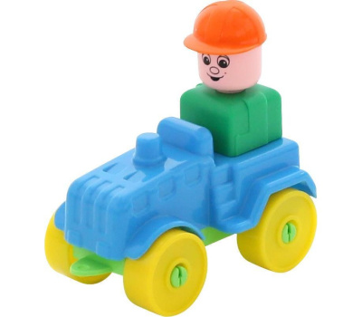 Конструктор Полесье Юный путешественник Трактор (9 элементов)