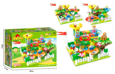 Конструктор LX Dublo «Веселые горки с животными» Конструктор LX Dublo «Веселые горки с животными»
