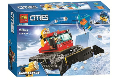 Конструктор Cities «Снегоуборочная машина-ратрак»