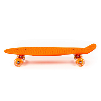 Скейтборд Полесье 66 см, цвет: оранжевый