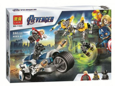 Конструктор Super Heroes «Мстители: Атака на спортбайке» lari