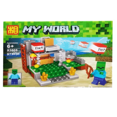 Конструктор Minecraft My World Набор 4 мини-конструктора Конструктор Minecraft My World Набор 4 мини-конструктора