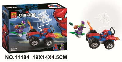 Конструктор BELA Super Heroes "Автомобильная погоня Человека-паука" Конструктор BELA Super Heroes "Автомобильная погоня Человека-паука"