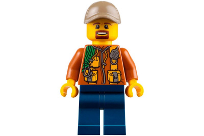 Конструктор Cities «Грузовой вертолет исследователей джунглей»