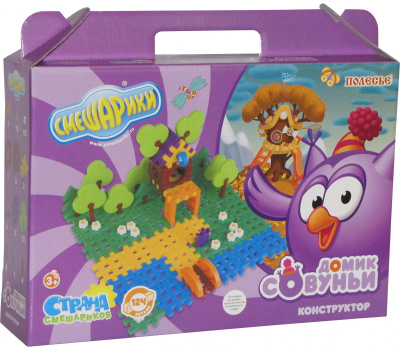 Конструктор Полесье Смешарики Домик Совуньи