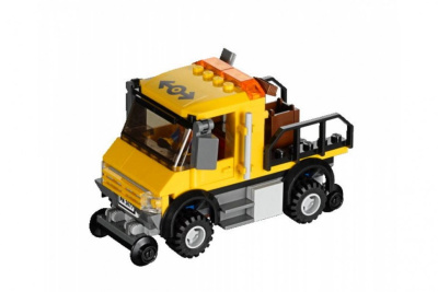 Конструктор Cities «Красный грузовой поезд»