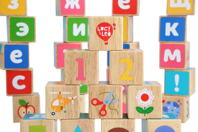 Развивающая игрушка Lucy&Leo Умные кубики