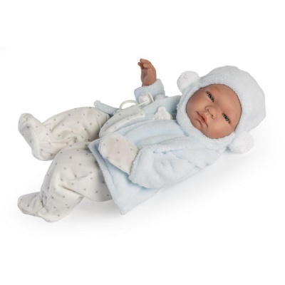 Кукла-младенец "ASI" Пабло в зимнем комплекте, 43 см