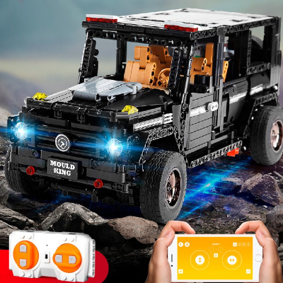 Конструктор Mould King «Внедорожник G65: чёрный» с ДУ