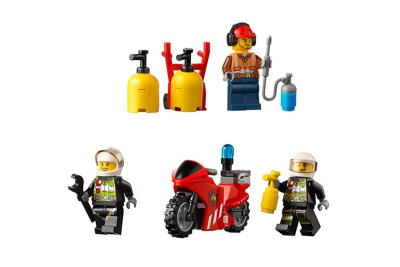 Конструктор Cities "Пожарная команда быстрого реагирования"