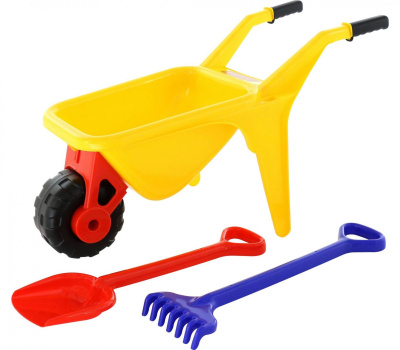 Тачка Полесье "Садовод" + Большая лопата, грабли Тачка Полесье "Садовод" + Большая лопата, грабли